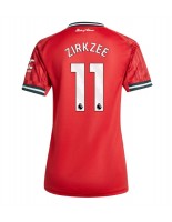 Ženske Nogometnih dresov Manchester United Joshua Zirkzee #11 Domači 2025-26 Kratki rokavi